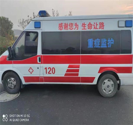 安义救护车出租服务案例3